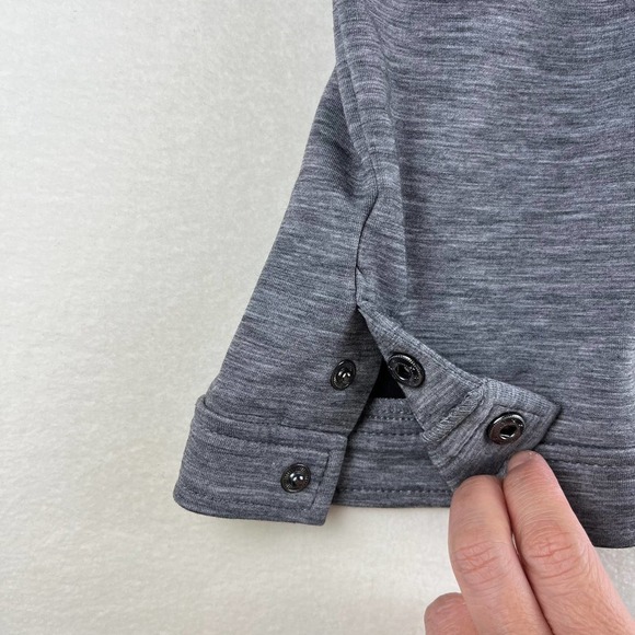 White House Black Market Zip front gray Jumpsuit size‎ 2 - Picture 10 of 12